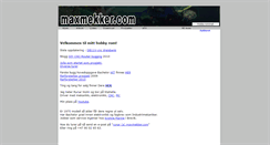 Desktop Screenshot of maxmekker.com